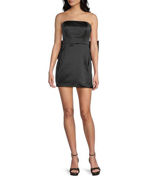 Black Bow Back Dress