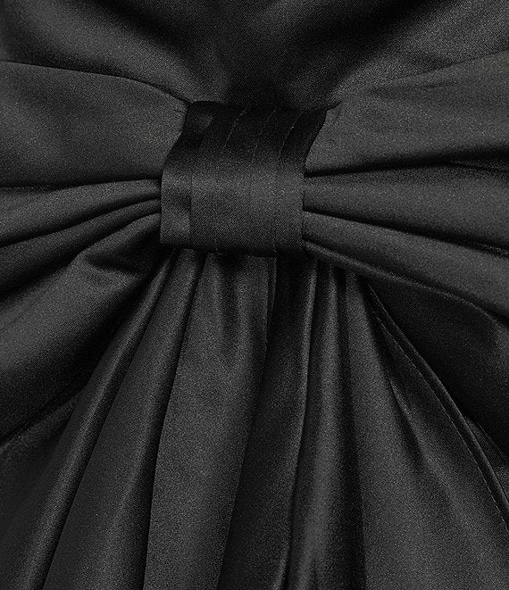 Black Bow Back Dress