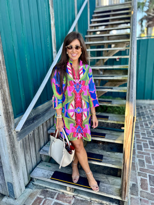 Charleston Sunday Bouvier Short Dress