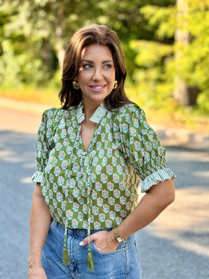 Charming Top - Olive