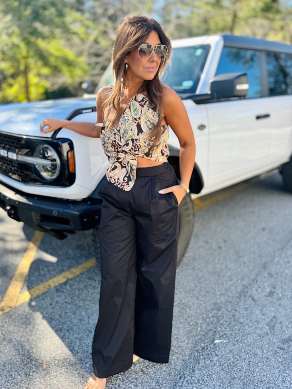 Vera Knotted Bow Top