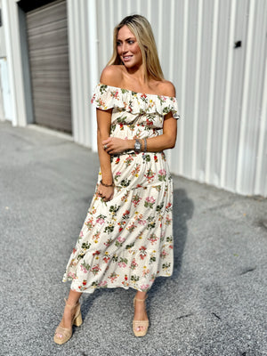 Wildflower Dune Maxi Skirt