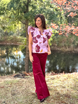 Always Faithful Floral Top