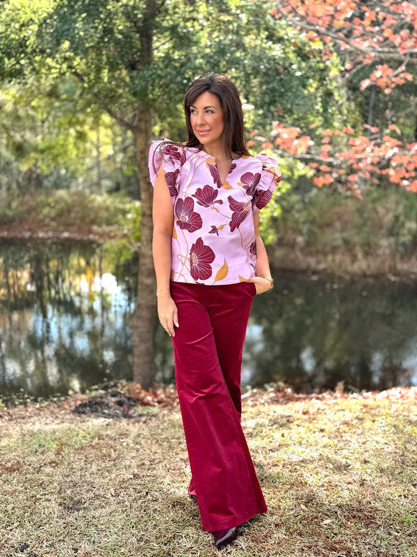 Always Faithful Floral Top