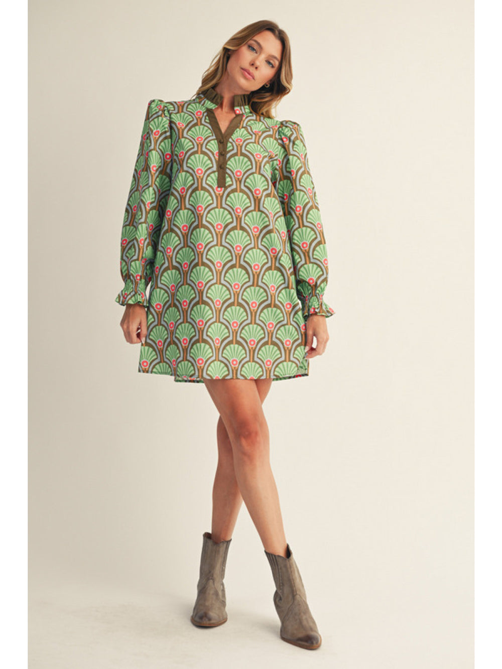 Mint Julep Meadow Dress