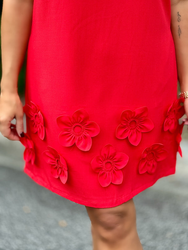 Scarlet Floral Dress