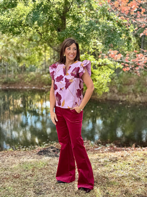 Always Faithful Floral Top