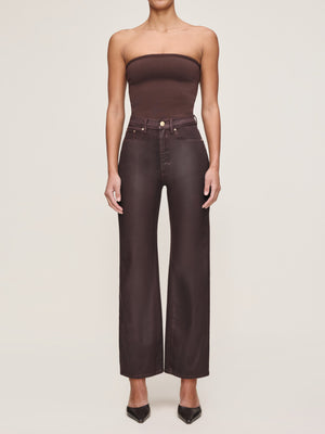 Tube Top Instasculpt™ Fine Knit - Espresso Brown