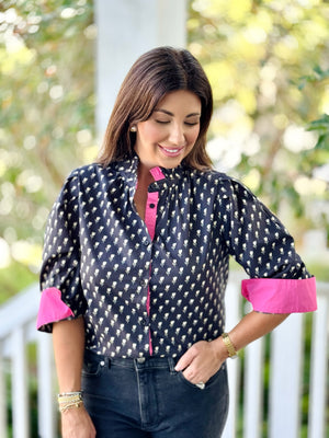 Dotted Tulip Top