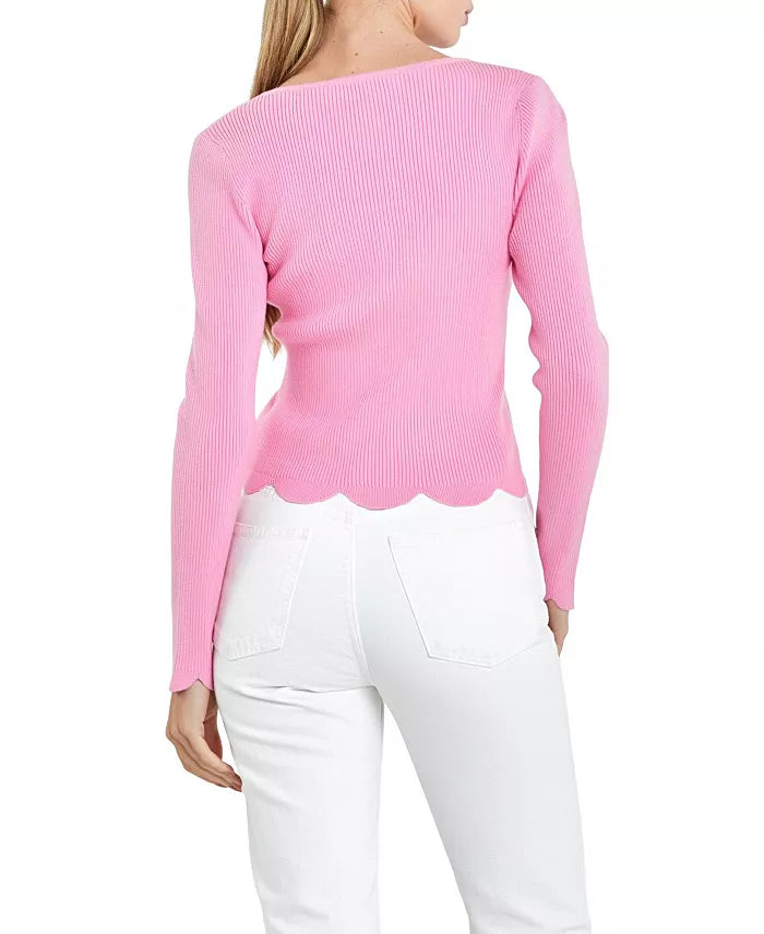 All For You Scallop Top