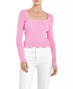 All For You Scallop Top