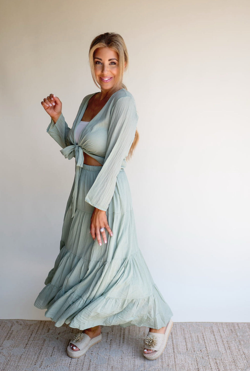 Jade Tiered Skirt - Southern Fuss