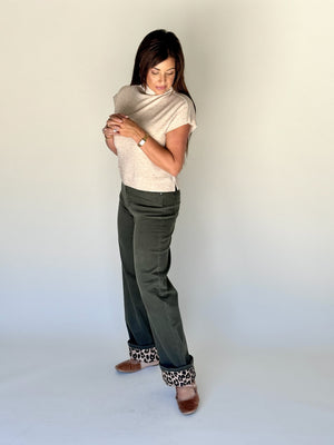 Warm Sands Mock Neck Top