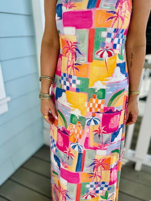 Islands Await Maxi Dress