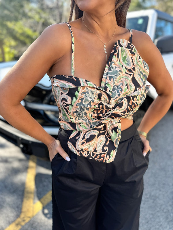 Vera Knotted Bow Top