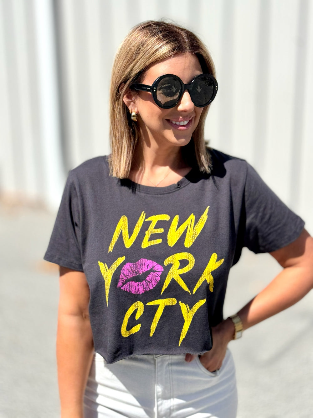 New York City Crop Tee