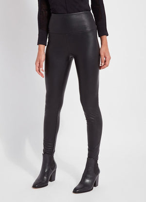 Textured Leather Legging