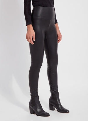 Textured Leather Legging