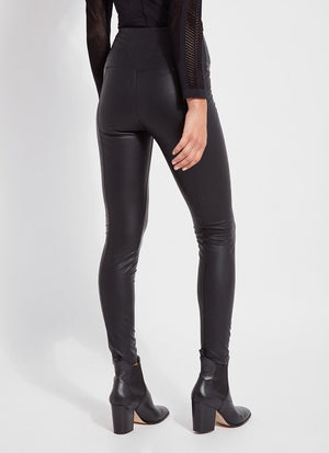 Textured Leather Legging