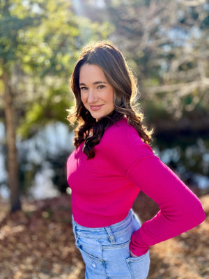 Magenta Mood Sweater