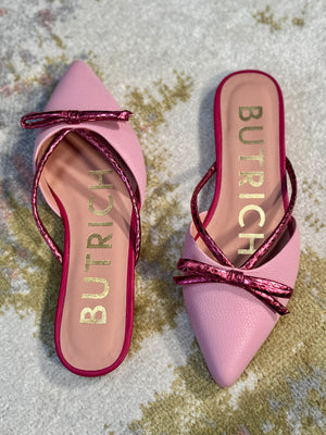 Butrich Mathilde Flat - Pink/Burgundy