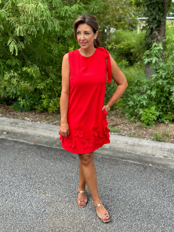 Scarlet Floral Dress