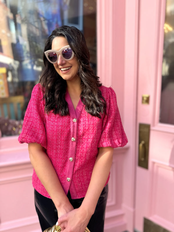 THML Opaline Tweed Top