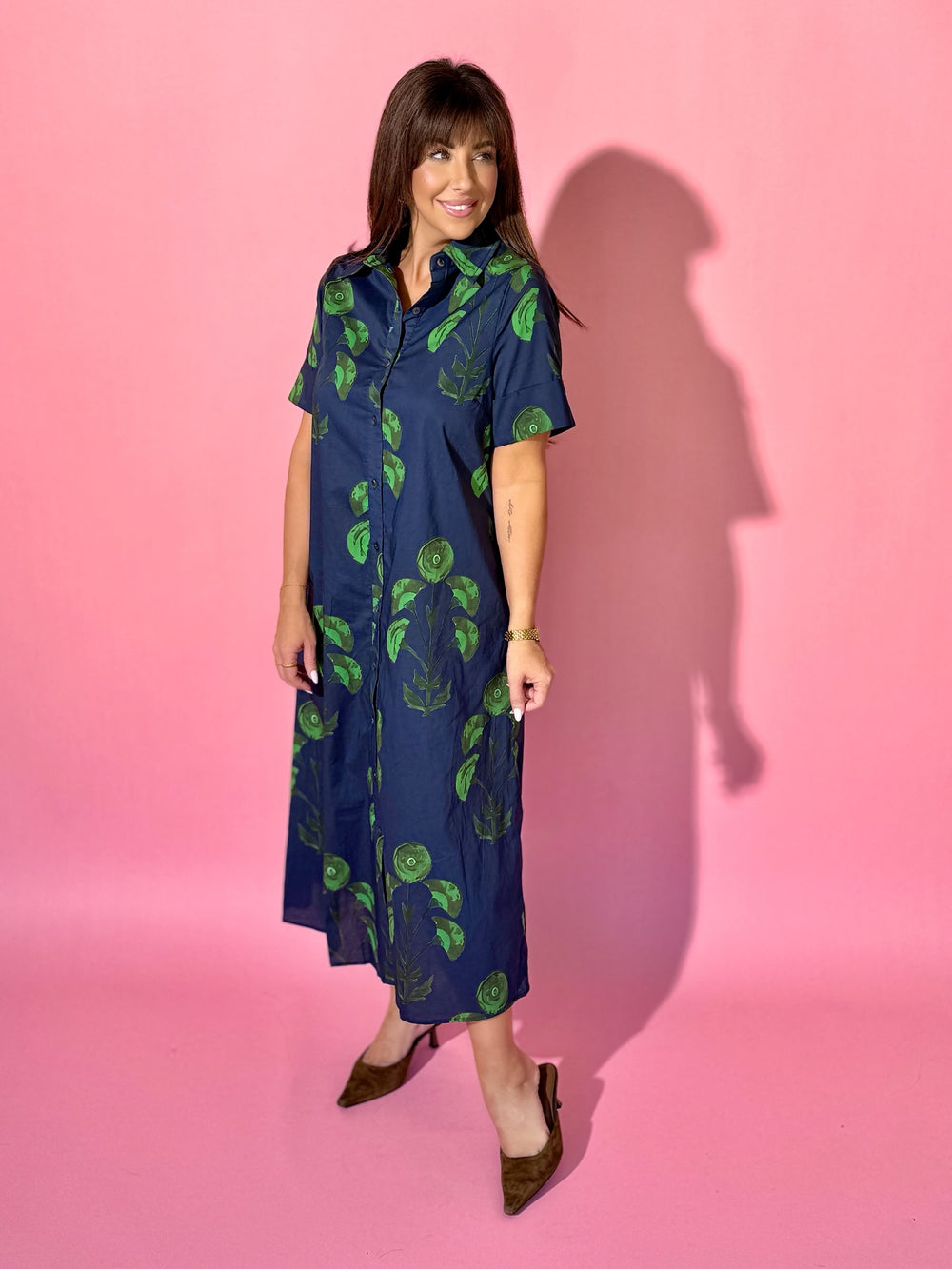 Meadow Muse Floral Midi Dress