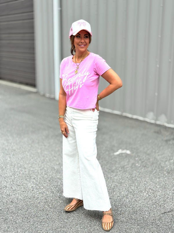 Beverly Hills Crop Tee