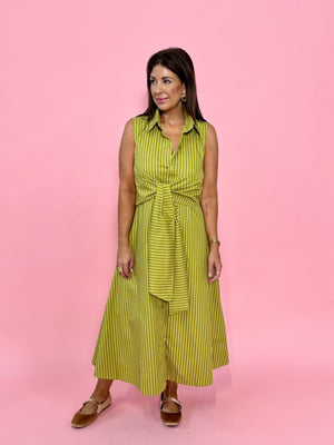 Olive Shirt Dress
