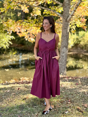 Berry Midi Dress