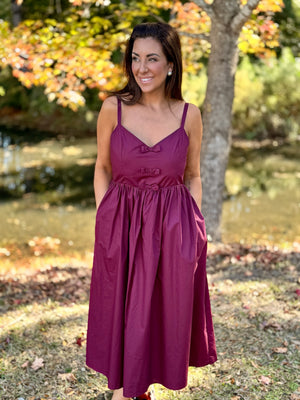 Berry Midi Dress