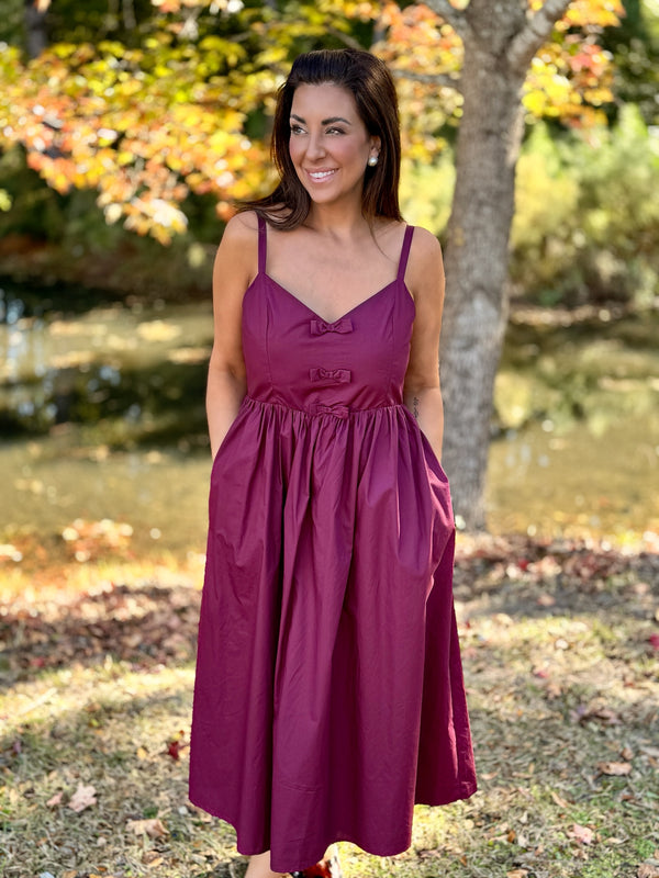 Berry Midi Dress