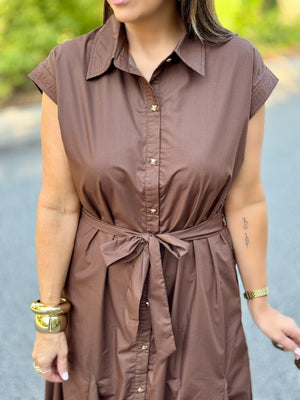 Luanne Dress -Chocolate
