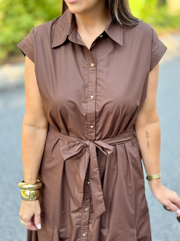 Luanne Dress -Chocolate