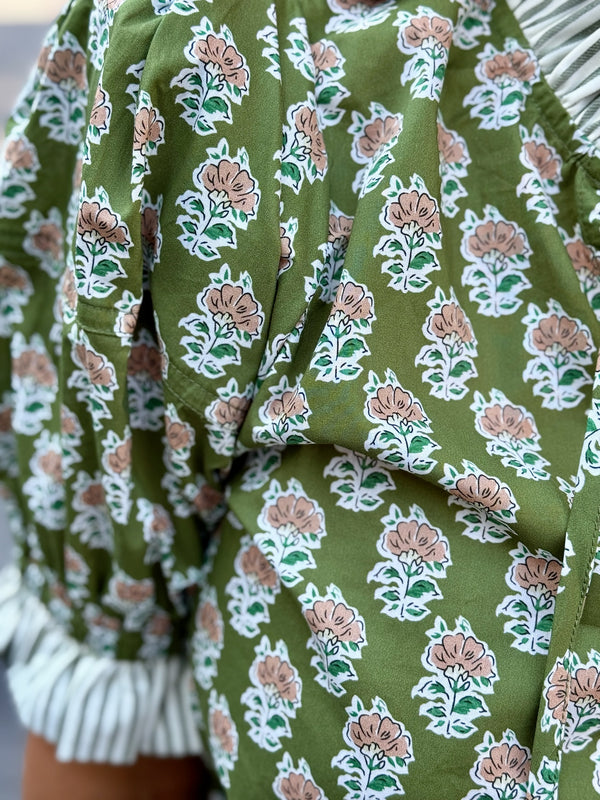 Charming Top - Olive