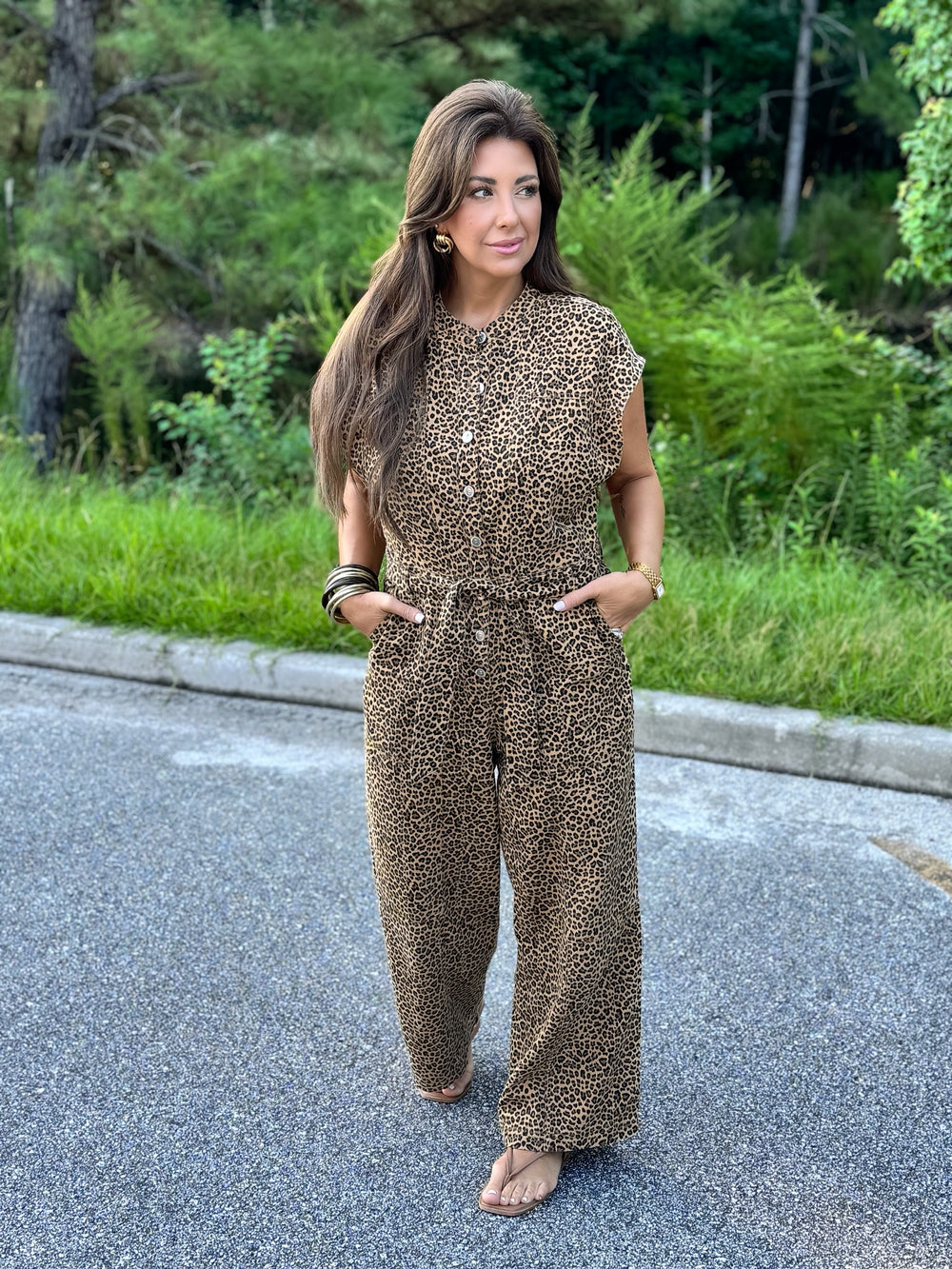 FRNCH Scheila Jumpsuit - Leopard