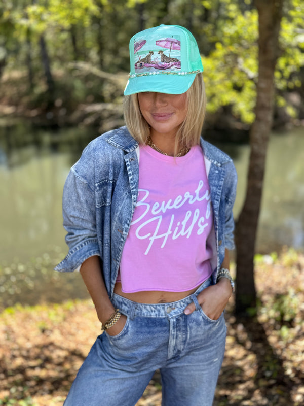Beverly Hills Crop Tee