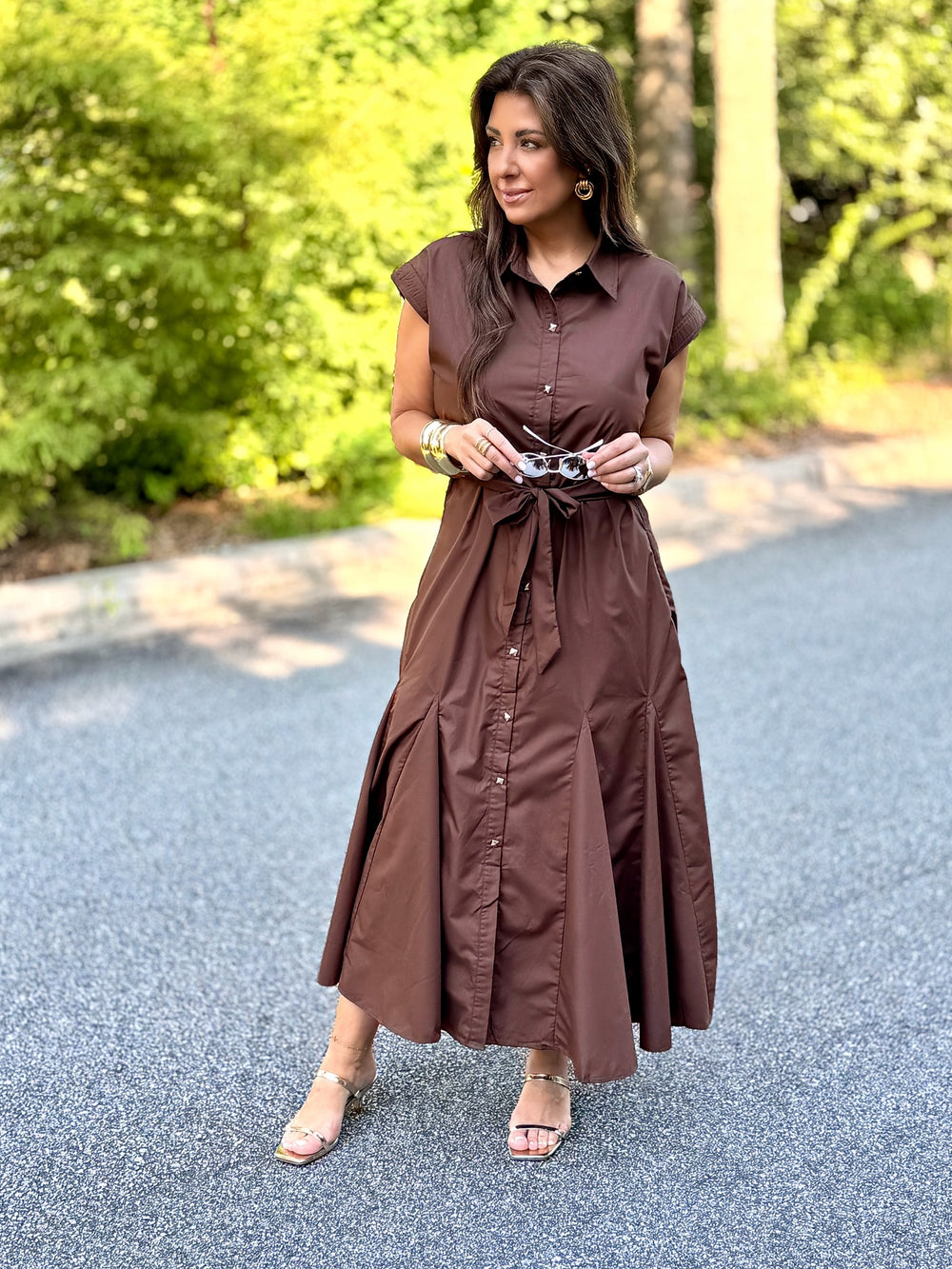 Luanne Dress -Chocolate
