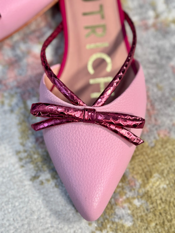 Butrich Mathilde Flat - Pink/Burgundy