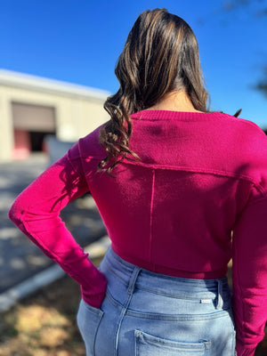 Magenta Mood Sweater