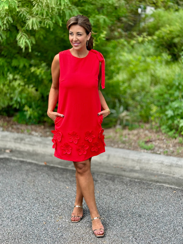 Scarlet Floral Dress