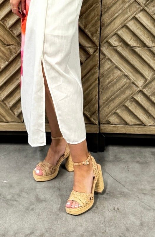 Orion Heel Sandal-Nude