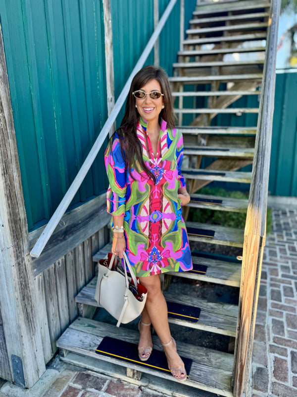 Charleston Sunday Bouvier Short Dress