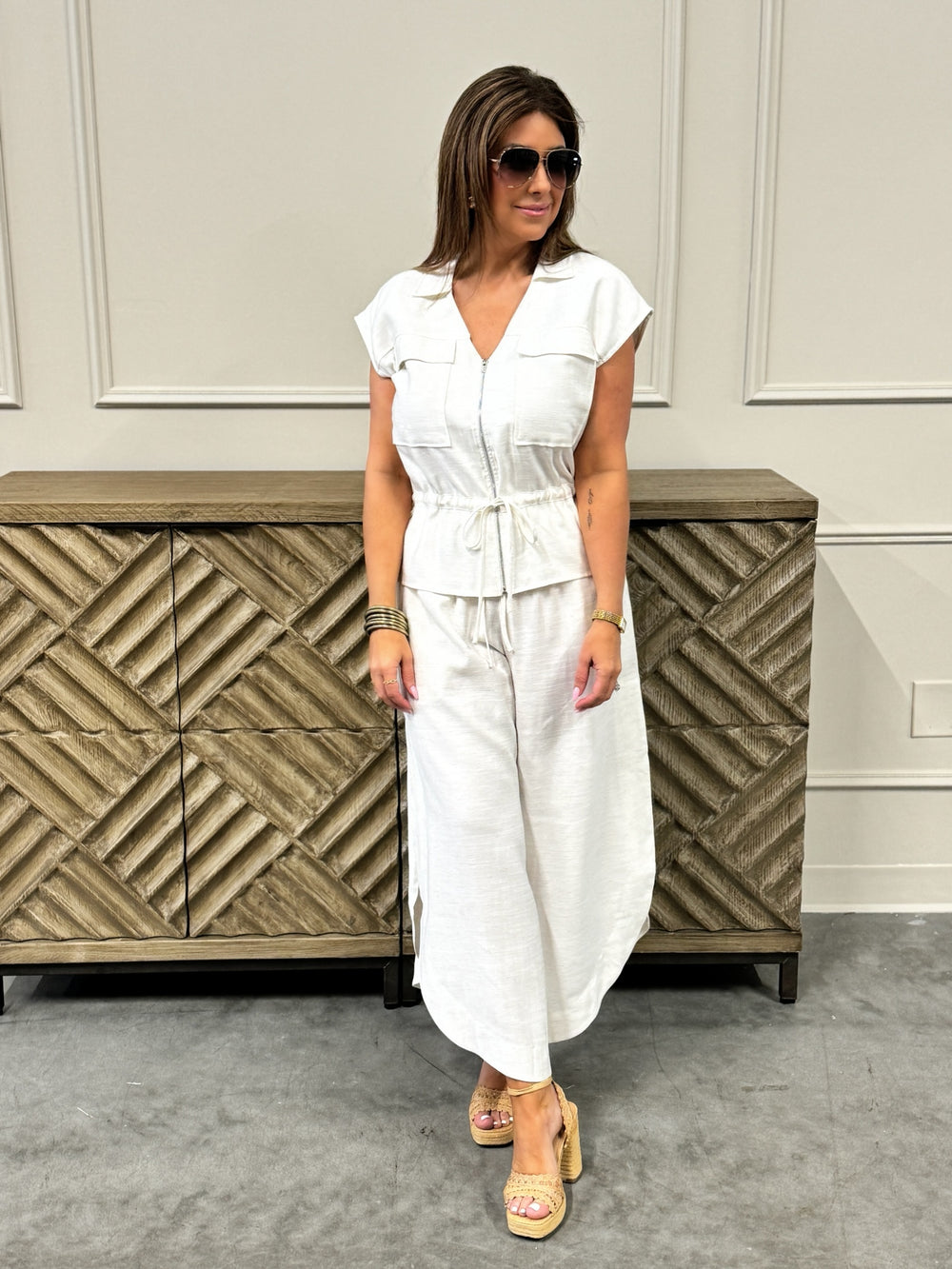 linen set, resort wear, women's clothing