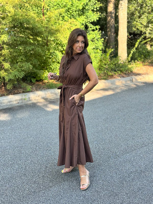 Luanne Dress -Chocolate