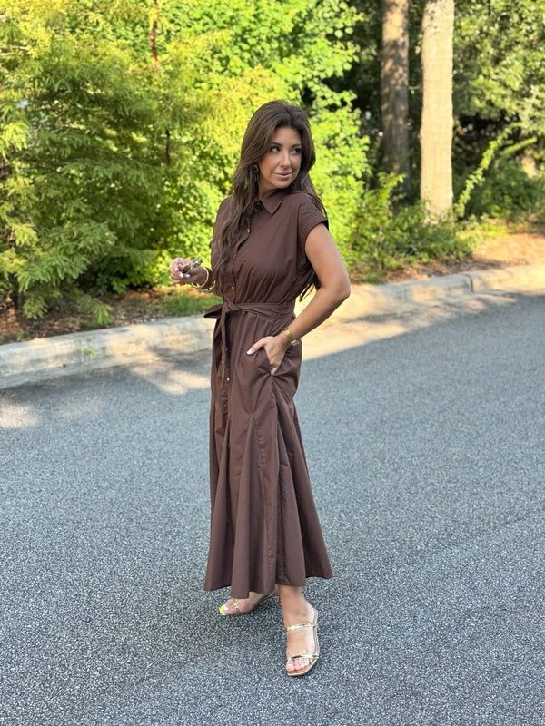 Luanne Dress -Chocolate