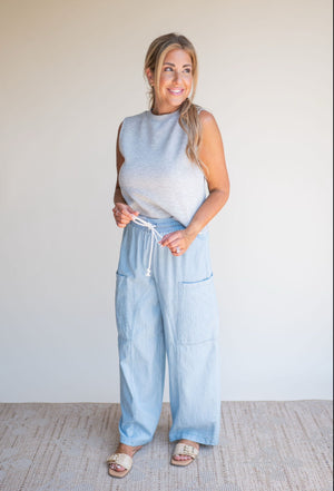 Deja Pinstripe Pant - Southern Fuss