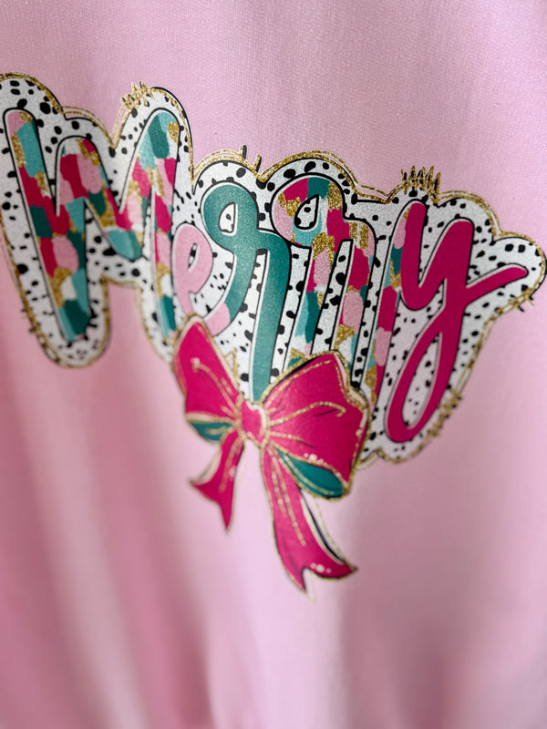 Merry Christmas Crewneck Sweatshirt