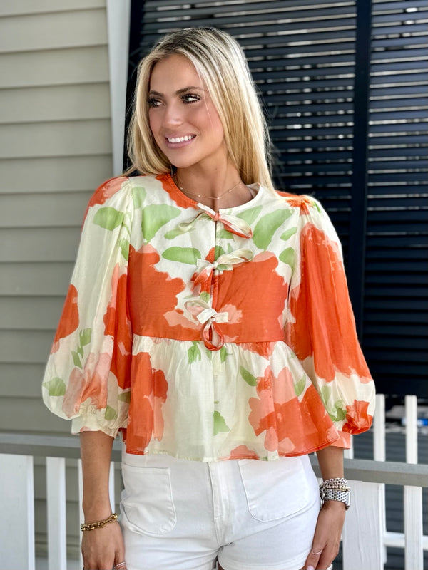 Bloom Babe Bow top